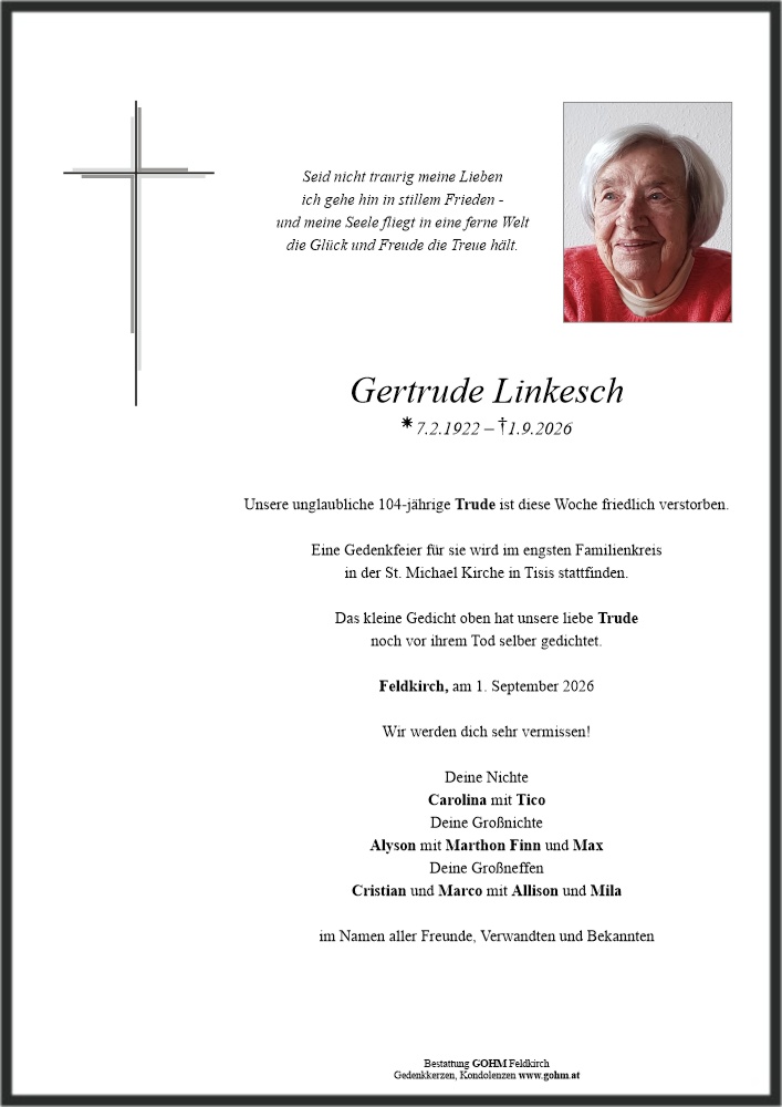 Gertrude Linkesch